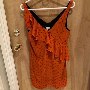 Size S K/Lab Burnt Orange Horseshoe Dress